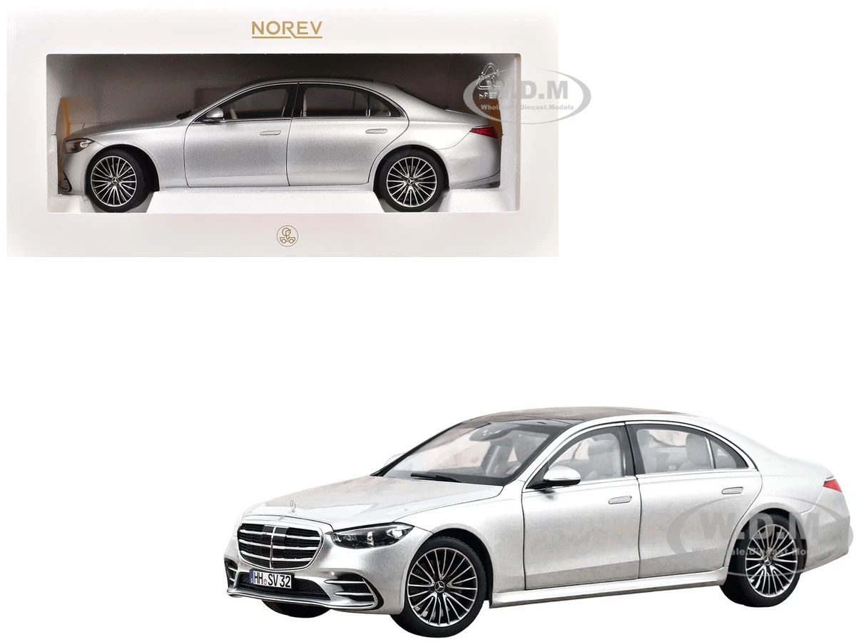 Maisto 1/18 - Mercedes-Benz S-Class S500 Gris Argent - Miniature Sans Boîte