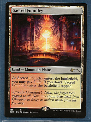 150    Sacred Foundry Secret Lair Series SLD #131 Non-foil Never Played MTG