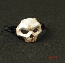 Figura de acción de soldado apta para modelo de 6" con accesorios de máscara de calavera a escala 1/12
