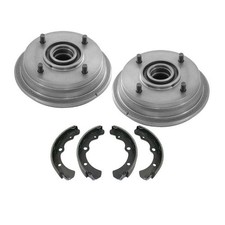 Rear Drums Brake Shoes Front Wheel Drive For Subaru Gl Dl3pc 1985-1989