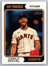 2023 Topps Heritage #684 Camilo Doval - San Francisco Giants