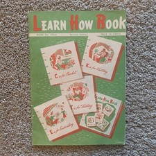 1941 LEARN HOW BOOK No 170 Crochet Knitting Tatting Embroidery K DIXON Vintage