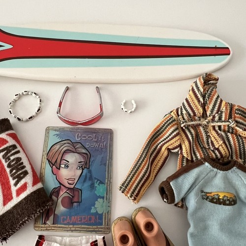 Bratz Dolls Sunkissed Summer Cameron Clothes, Shoes & Accessories. Boyz Beach ☀️ - Picture 4 of 19