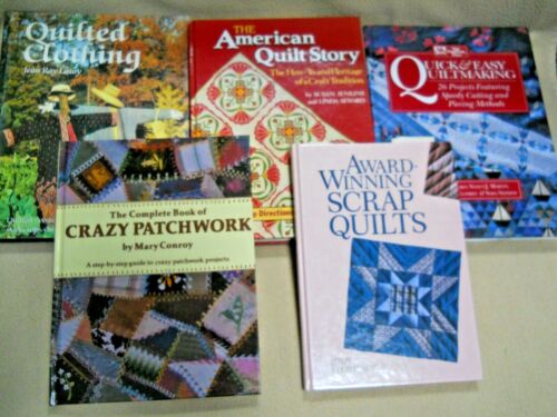 5 Vintage Quilting Books / Hardcover / Sewing / Crafts | eBay