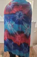 Tie Dye Shawl Wrap Pashmina Beach Cover Up Indonesia Curious Designs