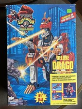 Superhuman Samurai Syber Squad Deluxe PHORMO Drago Servo 1994 pulito completo