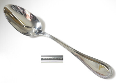 Christofle Stainless BEAUHARNAIS  7 3/4'' Place/Oval Soup Spoon,  Mint/Unused