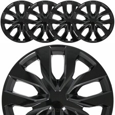 17 Black Set Of 4 Wheel Covers Full Rim Hub Caps Fit R17 Tire Steel Wheels 17 Black Set Of 4 Wheel Covers Full Rim Hub Caps Fit R17 Tire Steel Wheels