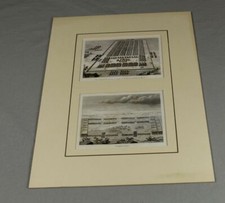 R&ouml;mische Armee - 2x Stahlstich um 1850 im Passepartout (A)  /359