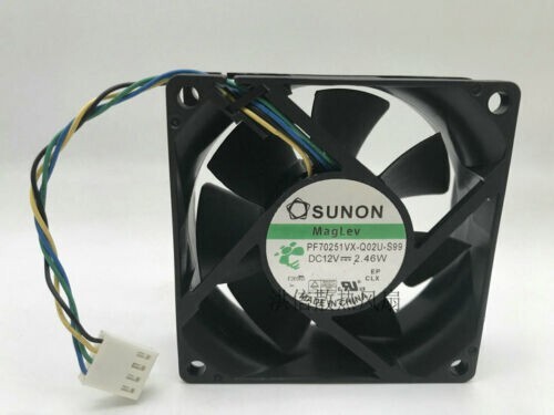 1 PCS SUNON Fan PF70251VX-Q02U-S99 DC12V 2.46W 4 Pin 7025 7CM cooling fan - Picture 1 of 3