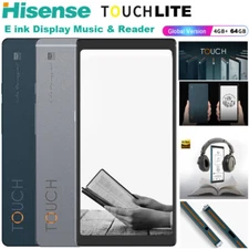 Hisense TOUCH LITE Android e-Book Reader E Ink Reading Wifi HiFi Audio 64GB