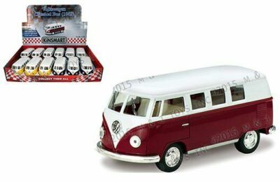 KINSMART 1:32 DISPLAY 1962 VOLKSWAGEN BUS DIECAST CAR MODEL KT5060D