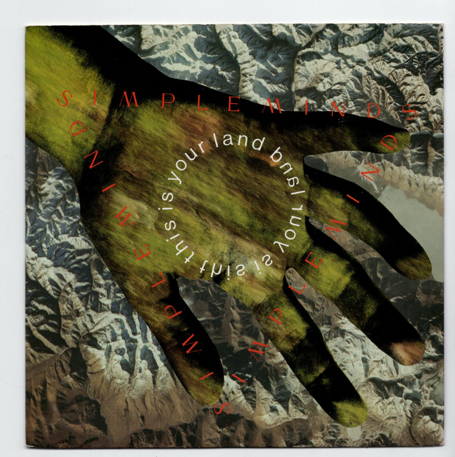 (V283) Simple Minds, This Is Your Land - 1989 - 7 inch vinyl