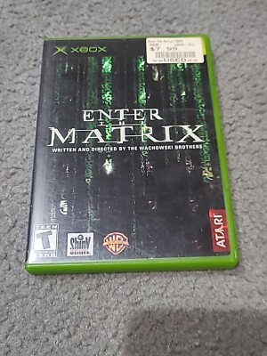 Enter the Matrix Original Xbox 2003 Atari WB Used