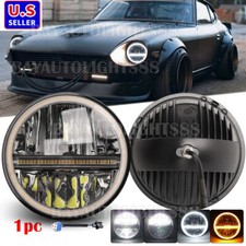 Fit Datsun 240z 260z 280z 280zx 1600 180b 520 620 7inch Round Drl Led Headlight