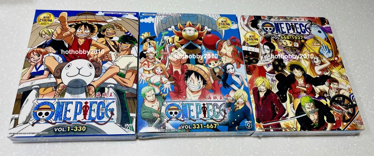 Dvd One Piece Box 2 - Episódios 44 Ao 86 Dublado