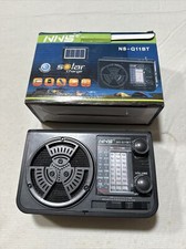 NNS-Q11BT Solar Portable AM FM Radio Micro SD and USB Support.