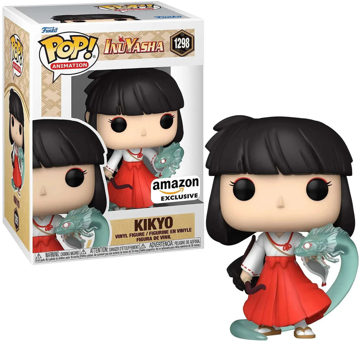 Funko Pop! Animation: Inuyasha - Kikyo, Glow in The Dark, Amazon Exclusive  #1298