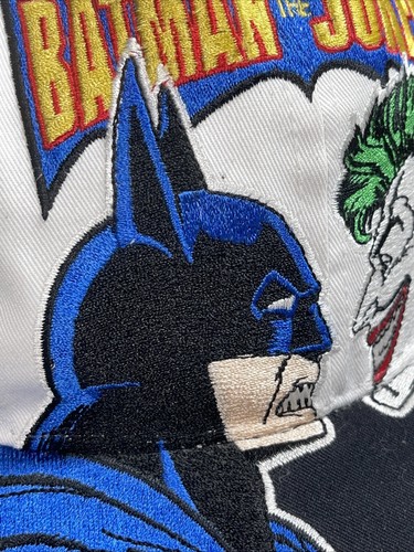 Vintage Rare Nascar Batman Vs Joker DC Comics Movie Promo Racing Hat Snapback - Picture 16 of 16