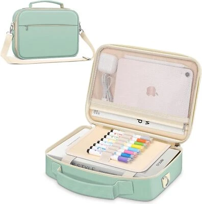 FINPAC Large Bible Cover Carrying Book Case Church Bag with Pocket, Gift for Women Lady