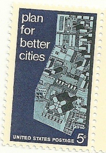 1967 Stadtplanung 5 Cent US Briefmarke Scott #1333 postfrisch