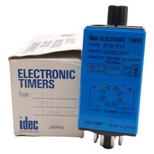Idec RTE-P11 Multi-Function Time Delay Relay, 0.1s-10min Range, 24VAC/VDC In 