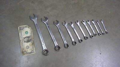 CEN TECH Combination METRIC Wrench Set 11pc 6 7 8 9 10 11 12 13 14 17 19