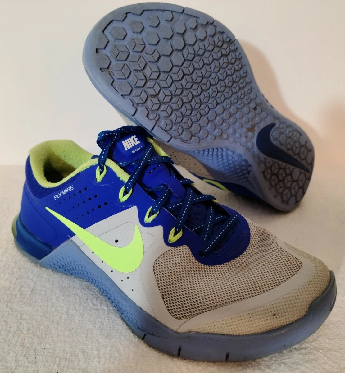 Nike Metcon 2 Training Running Blue RS001 Rubber 821913 Shoes Women Sz 6 | eBay