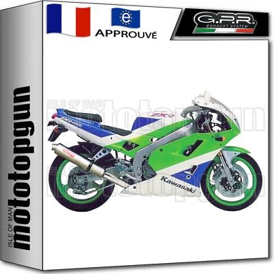 GPR POT D ECHAPPEMENT HOMOLOGUE BOLT-ON ROUND ACIER KAWASAKI ZXR 400 R 1998 98 - Photo 1/3