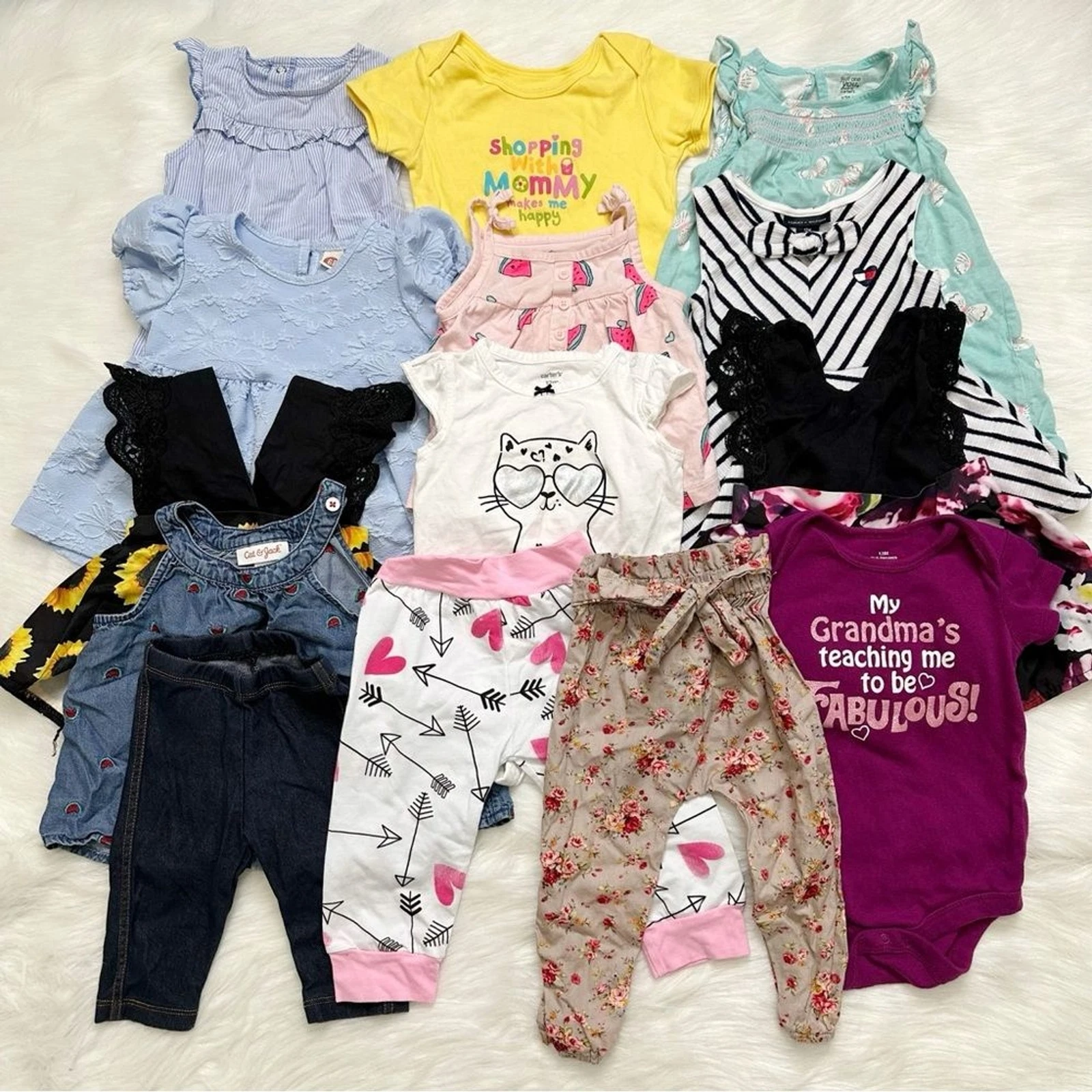 12 Months Baby Girl Summer Clothes LOT