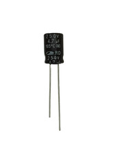 1x RD 4,7µF 250V- ca.ø8x12mm, 105°C, RM 3,5 (ELKO,Elektrolyt-Kondensator,uF)A17