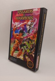 NES - Wizards & Warriors Wizards and Warriors PAL A - Box Cover ONLY