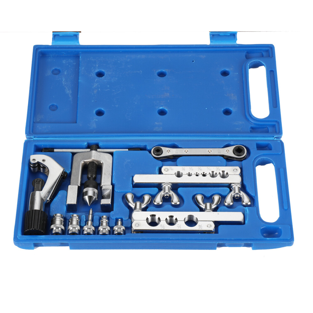 HVAC Flaring & Swaging Tool Kit Flares Soft Refrigeration Copper Tube