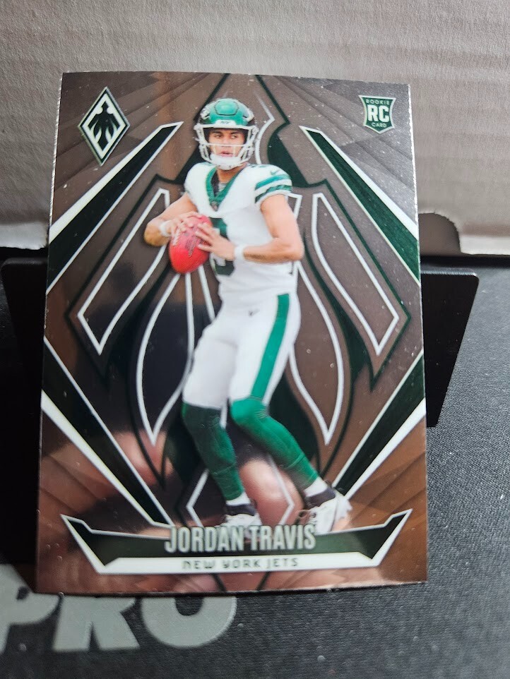 Jordan Travis 2024 Panini Phoenix Rookie NFL Phoenix Base #210 Jets