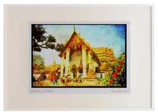 467059 Wat Pho Temple Of Reclining Buddha Bangkok Thailand A2 Picture Frame Wat