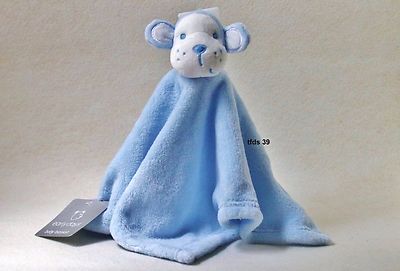 early days Affe   Monkey hellblau Schmusetuch Kuscheltuch Primark (T152)