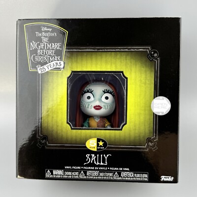 Funko 5 Five Star The Nightmare Before Christmas 25 Years Sally Vinyl Figure NEW