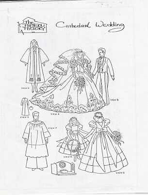 April in Paris Doll Pattern For Barbie and Ken Rare