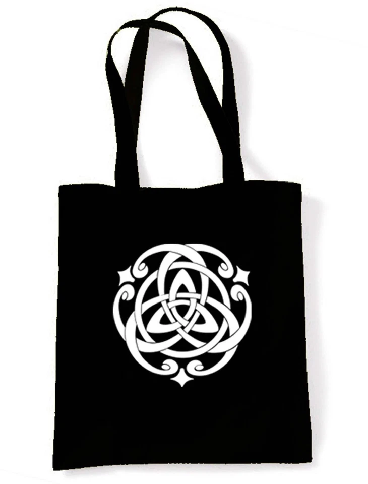 GUERILLA GRAPHICS CELTIC KNOT SHOULDER BAG - Pagan Druid Wicca Goth Gothic - Farbwahl
