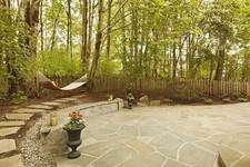 Raj Green Crazy Paving Hand cut Outdoor Slab Calibrated