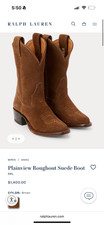 Ralph Lauren Plainview Roughout Suede Boot