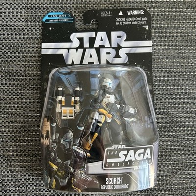 STAR WARS THE SAGA COLLECTION GALACTIC HUNT #021 SCORCH REPUBLIC COMMANDO FIGURE