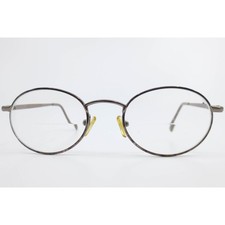 3M AOSafety DT-2 Eyeglasses Brown Marble Oval Metal Frames 50-20 140 Z87-2+