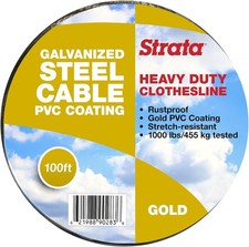 Heavy Duty Outdoor Clothesline for Drying Clothes, Linen  Laundry Items   100 F