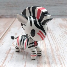 Tokidoki Unicorno Series 2 Zamba PVC Unicorn Mini Figure Zebra Red Black White