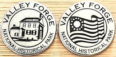 VALLEY FORGE NATIONAL HISTORICAL PARK - WASHINGTON S HQ TOKEN - PENNSYLVANIA