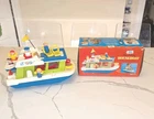 Vintage Fisher Price Play Family Little People Houseboat #985 1972 Complete Box