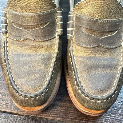 AE by Allen Edmonds Kirkwood Brown Leather Penny Loafer  display picture 3