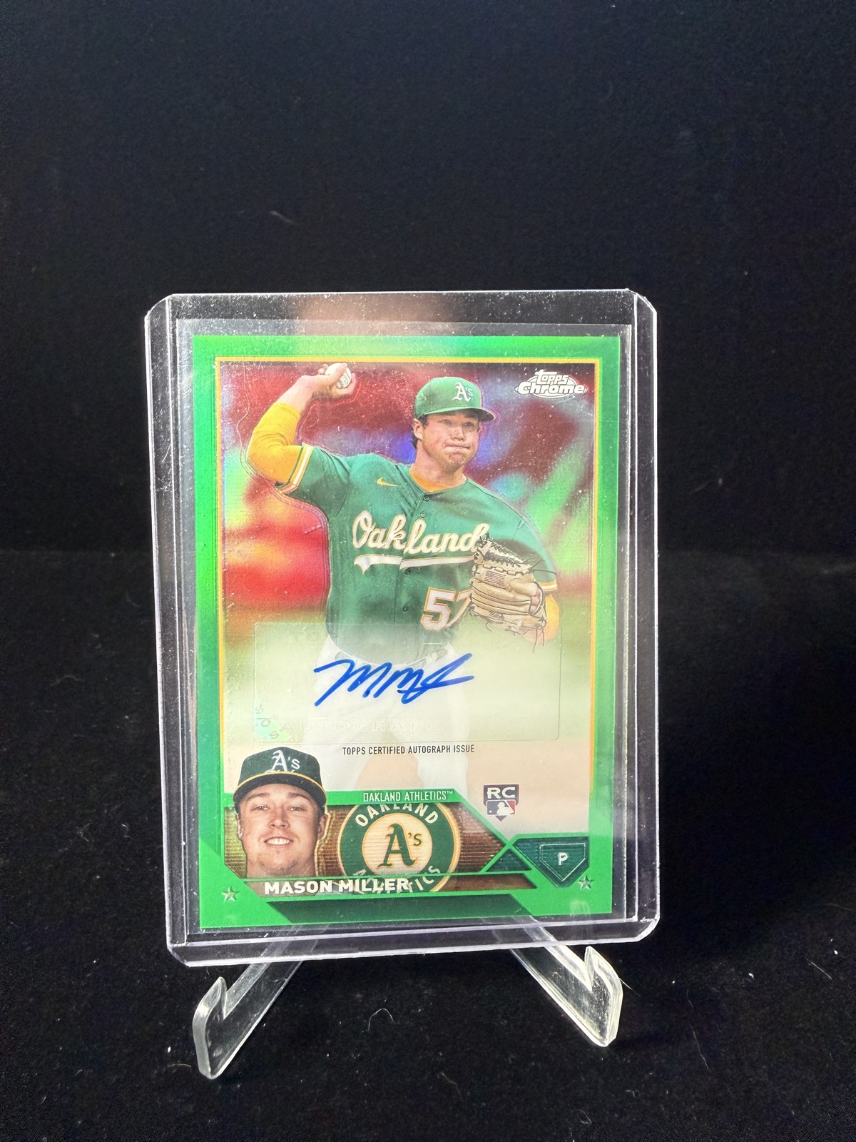 2023 Topps Chrome Update Series - Autographs Mason Miller #AC-MMI Green /99