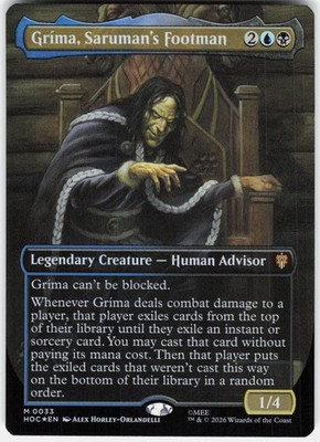 The Hobbit: Eternal-Legal #33 Grima, Saruman's Footman (Borderless) foil